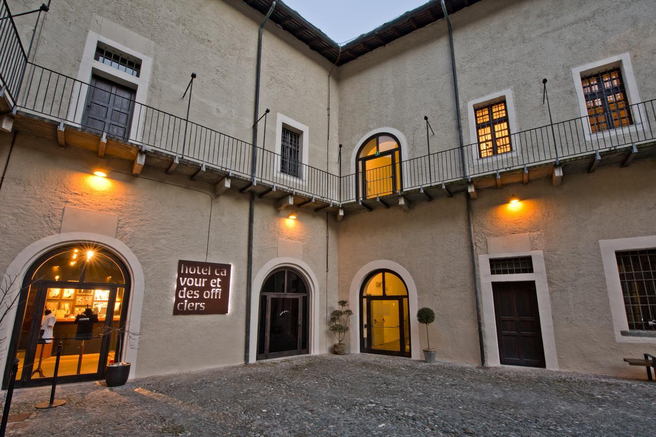 Hotel Cavour Et Des Officiers Bard Extérieur photo